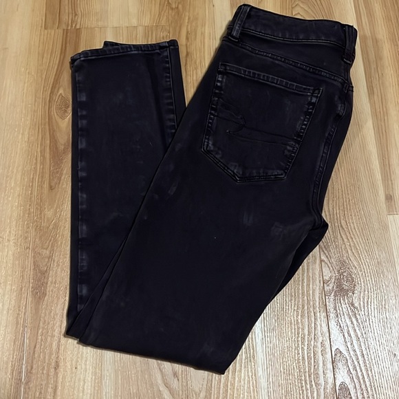 Women's maroon Jeans - Picture 3 of 7